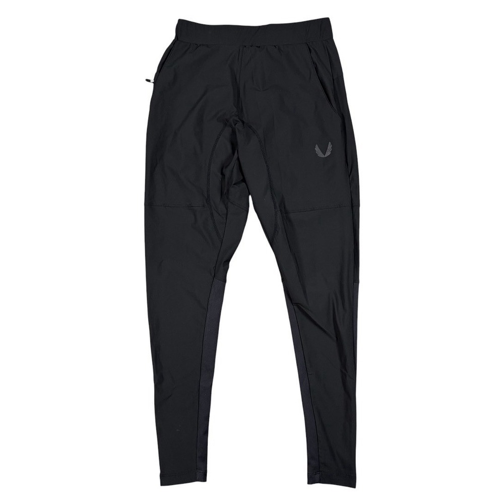 ASRV DSG-0495 Tetra Lite Hybrid Tech Jogger Black Water Repellent Sweat Wick XS